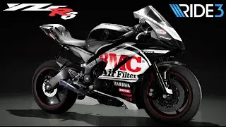 RIDE 3 - YAMAHA YZF R6 RACE MODIFICATION + GAMEPLAY SETTING