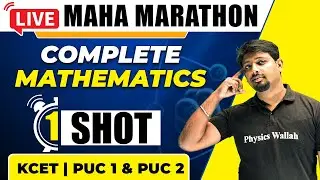 Most POWERFUL Revision for KCET | Complete Math in 1 Shot | Important Concepts & MCQ'S