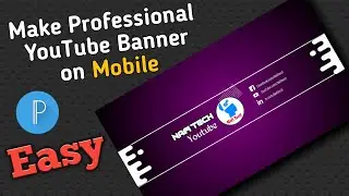 how to make youtube banner in PixelLab || youtube banner tutorial || YouTube banner Template