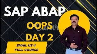 SAP OOPS ABAP Day 2
