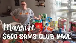 MASSIVE SAMS CLUB HAUL | November 2022 | Pre Holidays Haul