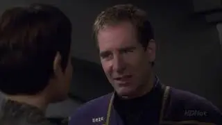 Archer & T'Pol debate time travel! Lol!