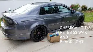 CHEMICAL GUYS BLACKLIGHT AND PETES 53 WAX REVIEW