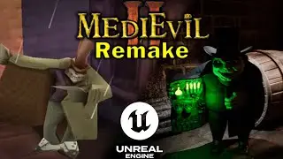 Medievil 2 menu scene remade in Unreal (4K)