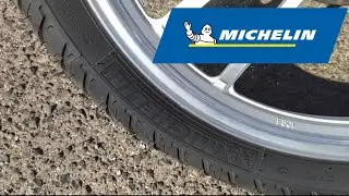 Italika RC200 estrenando zapatos Michelin