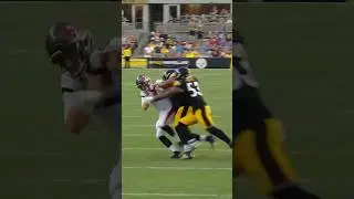 First career NFL sack for Derrick Harmon 😤 #PITvsCAR: 8/21 at 7 PM ET on KDKA