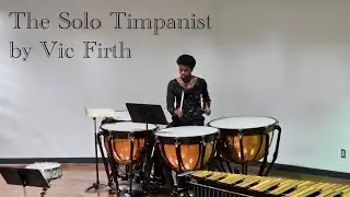 “The Solo Timpanist”  Etude 1 by Vic Firth/ Performed by Freddy Nelson