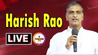 LIVE : Harish Rao Addressing the Press Conference at Koti Medical Office ​|| PUBLIC TV