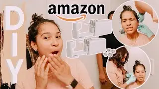 letting my friend pierce my ears... (AMAZON DIY)