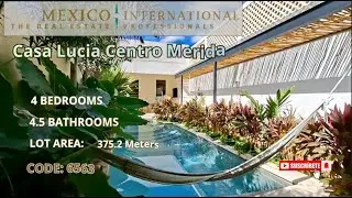 Casa Lucia Centro Merida Colonial | CODE 006563 | Mexico International Real Estate.