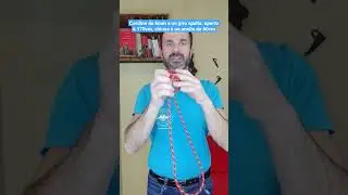 Cordino a un giro spalla ideale per nodo autobloccante #alpinismo #tutorial #arrampicata