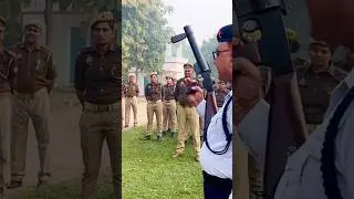 tear gas gun #uppolice
