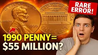 1990 Lincoln Penny Worth $55 Million! Rare Error Coin You Must Check!
