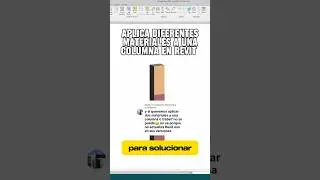 🟠C&oacute;mo aplicar diferentes materiales a una columna en Revit | Revit Tutorial
