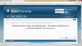 Windows 8.1. Как исправить проблемы с Microsoft App Store с помощью средства устранения неполадок...