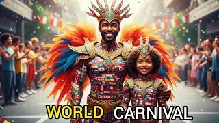 👑 World Carnival Parade: Stunning National Costumes from 12 Countries! | Father & Son Edition🌍