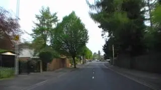 Driving On Hylton Road, Henwick Road & Oldbury Road, Worcester, Worcestershire, UK 21st April 2011