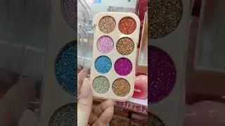 One dollar Glitter eyeshadow palette #beautiful#cute#affordable#glitter#eyeshadow#palette#viral