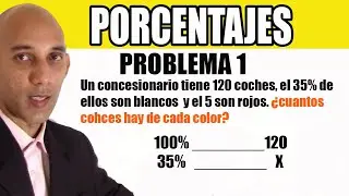 PORCENTAJES - Como calcular porcentajes - Problema Nro 1