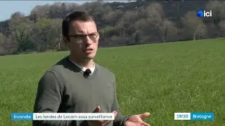 incendie des landes de Locarn France 3