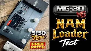 NUX MG-30 v6 NAM Loader Test | 5150 Tone