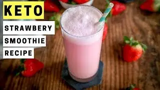 Рецепт клубничного смузи с низким содержанием углеводов | Лучшие кето-смузи с низким содержанием ...
