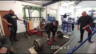 Session 15 Post Lockdown 250kg 2 Deadlift Plus Assistance Day. December 2020