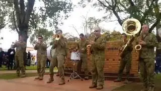 army band was playing at griffith nsw 100 years old birthday