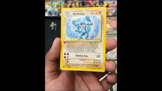 Machamp Base Set 8/102 1st Edition Holo Rare #pokemon #pok&eacute;mon #pokemoncards #pokemontcg #viral