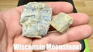 Moonstone! | Polishing Wisconsin Moonstone from Wausau WI!