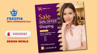 sale flyer post design in adobe illustrator 100% approved in freepik shutterstock and vectezy.