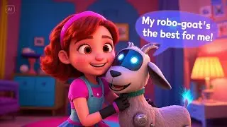 Mary Had a Robot Goat | Fun Techy Animal Rhyme for Kids | Nursery Rhymes & Songs for Children