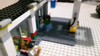 The Service station crash//new lego stop motion!