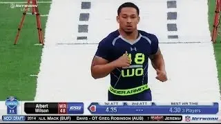 GSU FBALL: Albert Wilson - NFL Scouting Combine