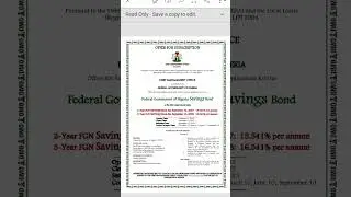 FGN Savings Bond offers a low risk, fixed income cash flow for investors.