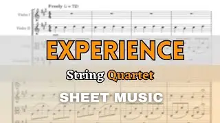 Einaudi - Experience | String Quartet (Sheet Music/Full Score)