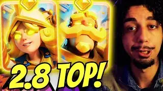 🔥2.8!!! TOP DECK MOSCHETTIERE EROE!!! #mreko #clashroyale #supercell #mobilegame #gaming