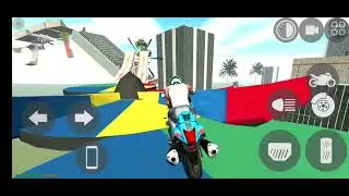 new Indian bike 3D/ ramp stone
