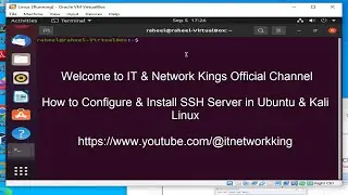 How to Configure & Install SSH Server in Ubuntu & Kali Linux | IT Network King