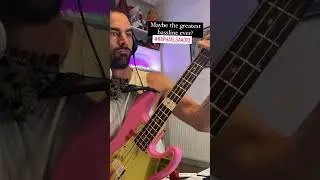 Warm up and tune down to play this! #bass #basstechnique