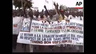 Zaire Demonstration broken up