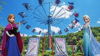 NEW Disney Princesses Go To Dollywood! Anna and Elsa, Belle, Snow White, Ariel! Theme Park Rides