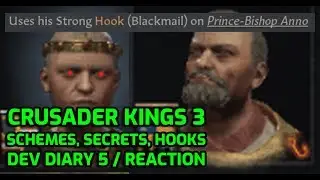 Crusader Kings 3 &ndash; Intrigue: Schemes, Secrets, Hooks &ndash; Dev Diary #5 Reaction