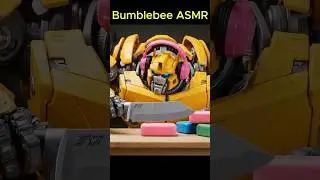 Bumblebee cutting ASMR goes wrong 😆 #bumblebee #transformers #asmr