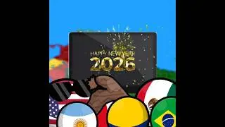 feliz a&ntilde;o nuevo 2026 #countryballs #paisesdelmundo #humor