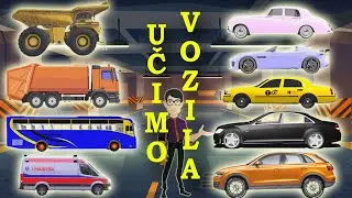 Učimo Vozila Za Decu, Na Srpskom Jeziku | Auto , Kamion, Bus, Kombi, Formula, Old Tajmer...🚗🚙🚚