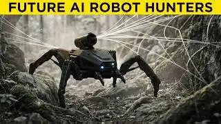 Робот-охотник с искусственным интеллектом будущего запускает паутину&hellip; Но на кого он нацелен?