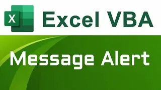 VBA Message Box #vba #vbaguide #excelvba #vbatutorial #excel #visualbasic #vbatutorial #vbaexcel