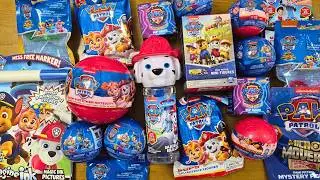 Unboxing PAW PATROL Collection of Mystery Surprise Toys | ASMR opening no talking