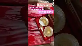 German silver naming ceremony return gift's,